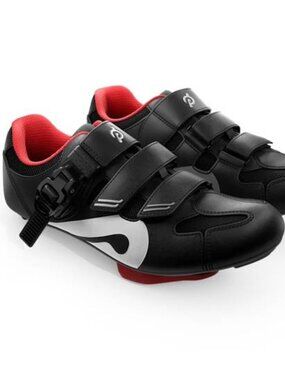 NEW PELOTON Indoor Cycling Shoes Size 39 Black Red Clip